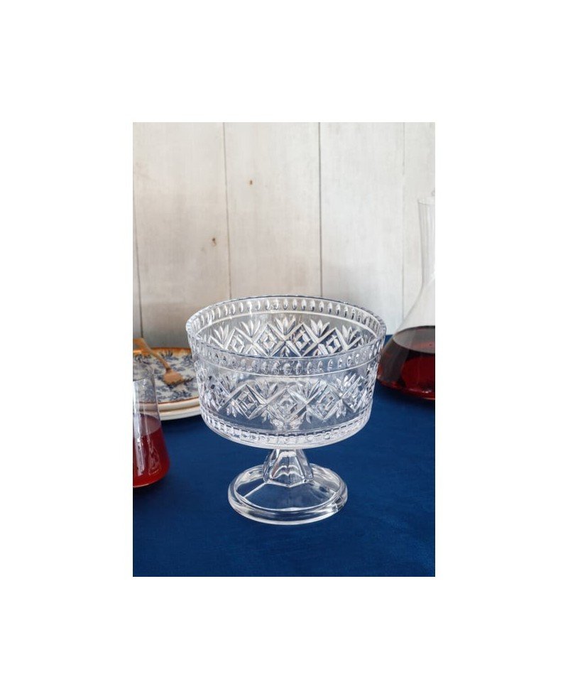 Coupe sur Pied en Cristalline - 15x15cm