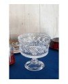 Coupe sur Pied en Cristalline - 15x15cm