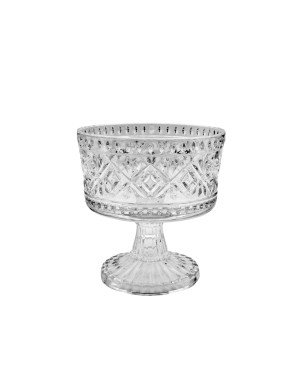 Coupe sur Pied en Cristalline - 15x15cm