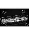 Plat Long oval en Cristalline 39x14cm
