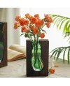 Vase en Bois et Verre MM - 24x14.5cm