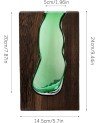 Vase en Bois et Verre MM - 24x14.5cm