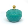 Bougie Parfumée En Bonbonnière Cristalline - Bleu