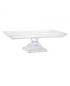 Plat sur pied en Cristalline - 34x16cm