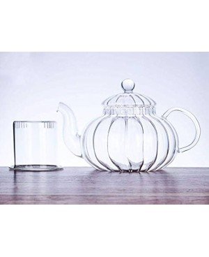 Théière en Verre Striée avec filtre - 800ml