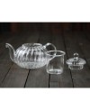 Théière en Verre Striée avec filtre - 1L