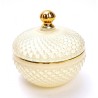 Bougie Parfumée En Bonbonnière Cristalline - Crème