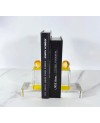 Serre Livre en Cristal Transparent et boule Jaune