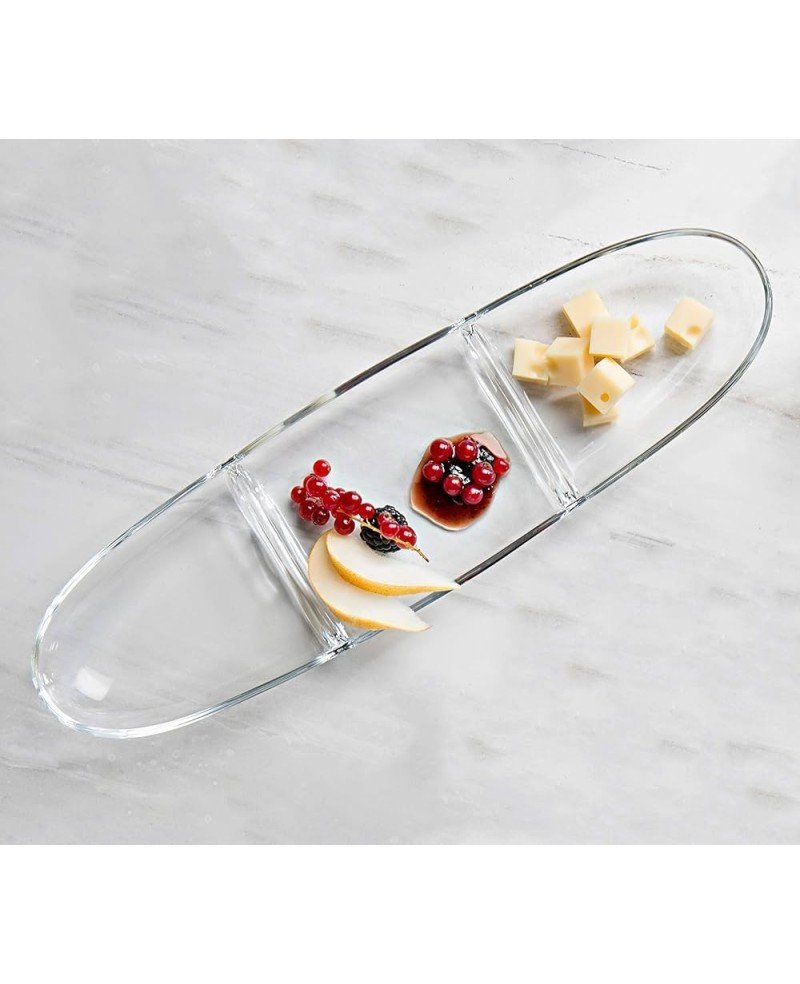 Plat de Présentation Ovale 41X11.5 CM - VIDIVI Plat de Présentation Ovale 41X11.5 CM - VIDIVI
