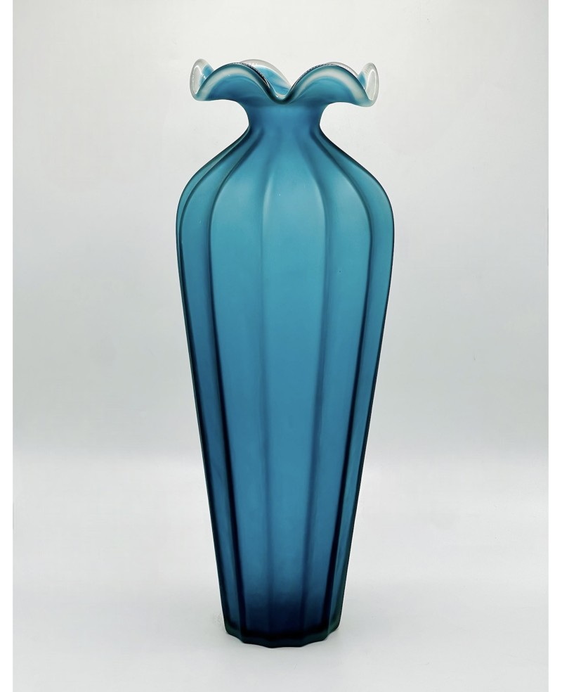 Vase en Verre Bleu GM Vase en Verre Bleu GM