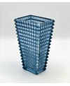 Vase en Cristalline Bleu