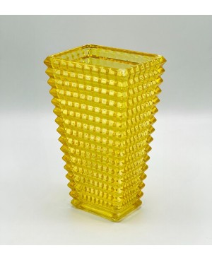  Vase en Cristalline Jaune