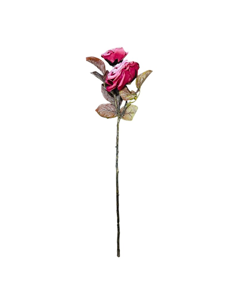 Fleur Artificielle Rose - H 53cm