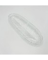 Plat Long Ovale en Cristalline - 30x10cm