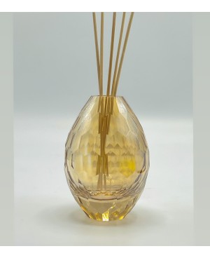  Diffuseur de parfum en Cristal Ambre Doré