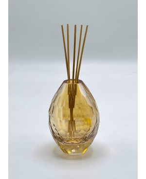 Diffuseur de parfum en Cristal Ambre Doré