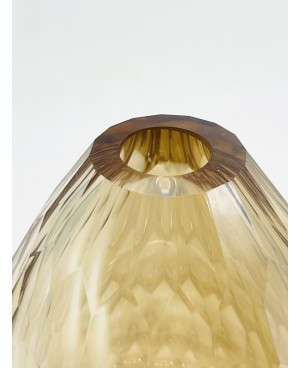 Diffuseur de parfum en Cristal Ambre Doré