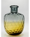 Vase en Verre Jaune Bleu - PM
