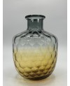 Vase en Verre Jaune Bleu - PM