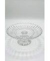 Plat de Présentation sur Pied Rond en Cristal