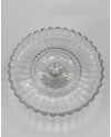 Plat de Présentation sur Pied Rond en Cristal
