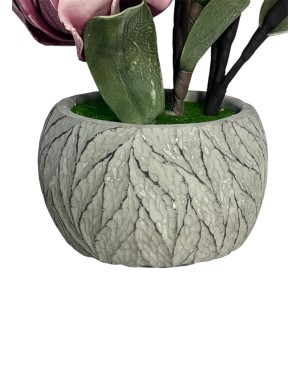 Fleur Artificielle avec Pot en Céramique - Bleu