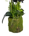 Orchidée Noire Plante Artificielle - H 80cm