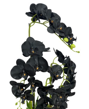 Orchidée Noire Plante Artificielle - H 80cm