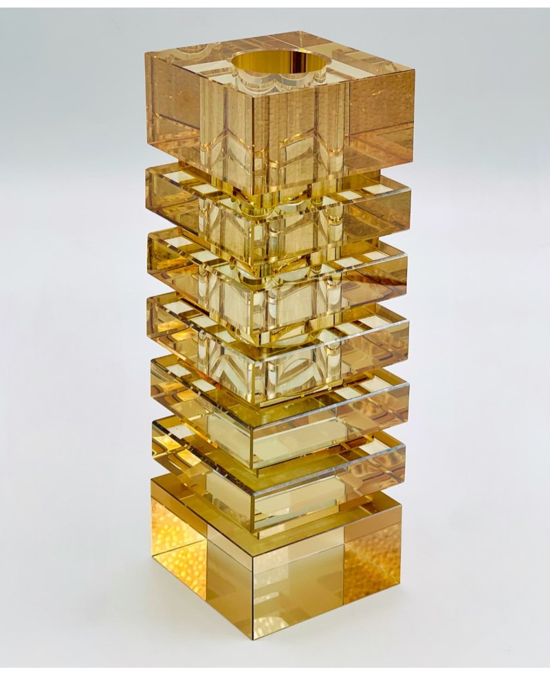Vase en Cristal Doré - GM Vase en Cristal Doré - GM