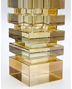 Vase en Cristal Doré - GM