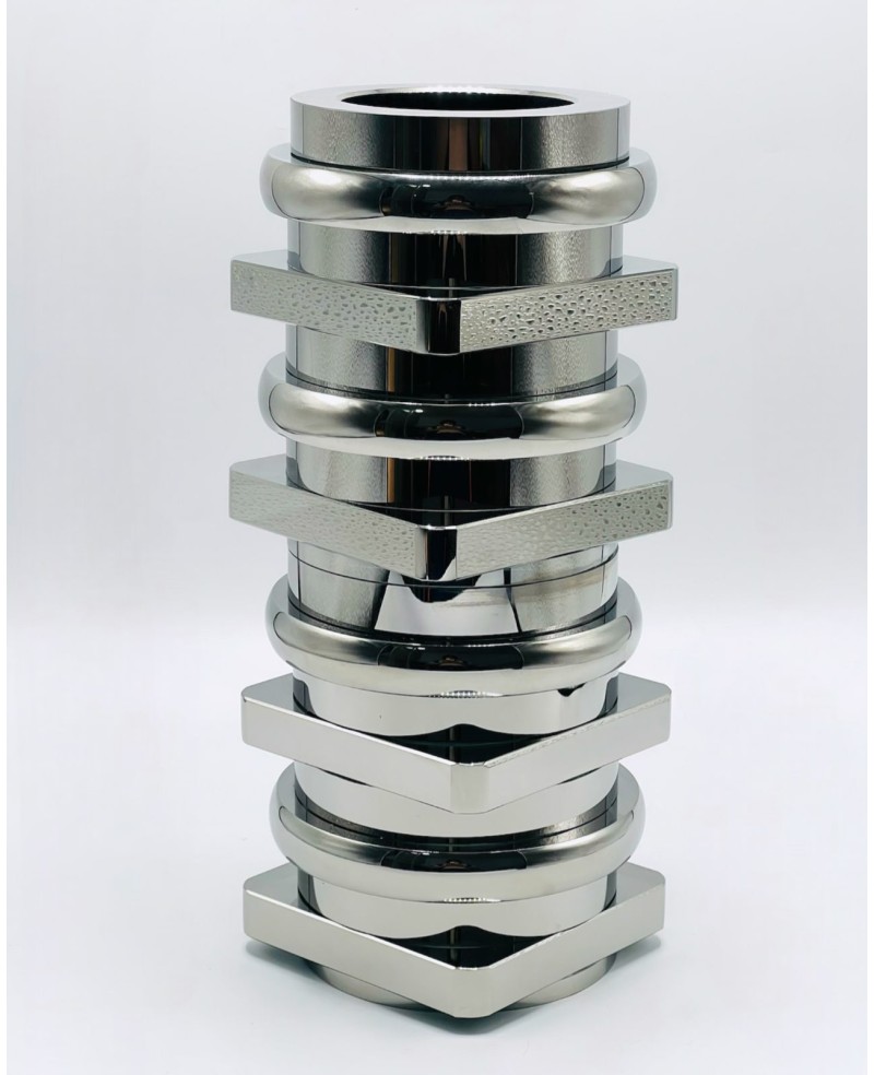 Vase en Cristal Gris - GM