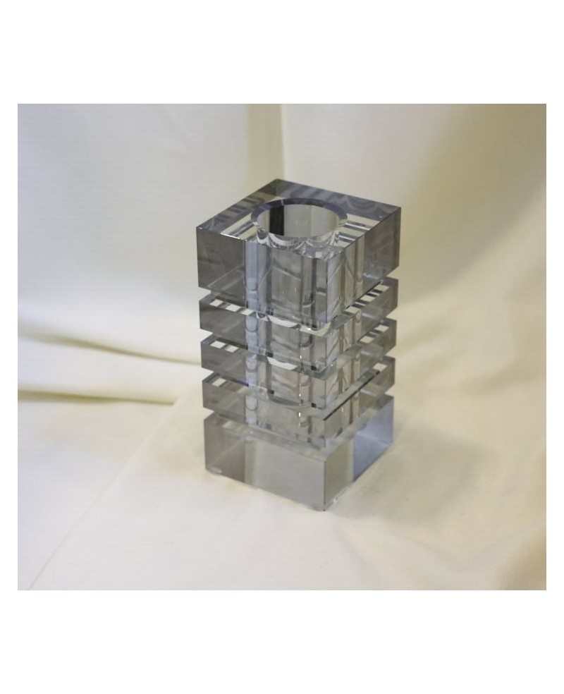 Vase en Cristal Gris - PM