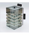 Vase en Cristal Gris - PM