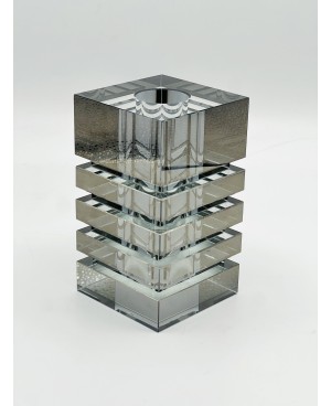 Vase en Cristal Gris - PM