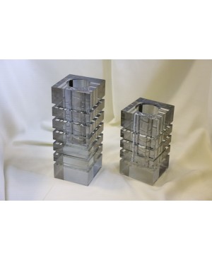  Vase en Cristal Gris - GM