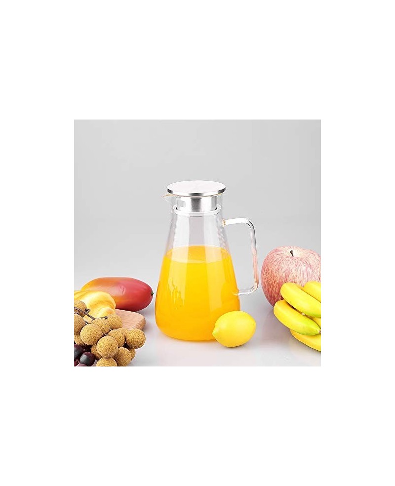Carafe en Verre avec Couvercle Filtrant 1.4L
