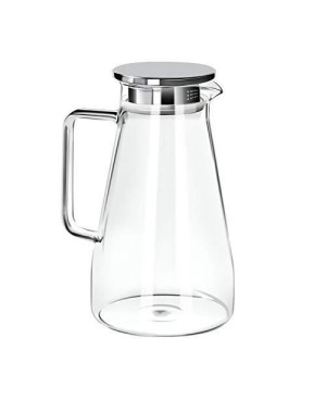 Carafe en Verre avec Couvercle Filtrant 1.4L