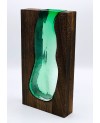 Vase en Bois et Verre GM