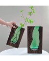 Vase en Bois et Verre GM