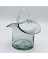 Vase en Verre Panier Gris