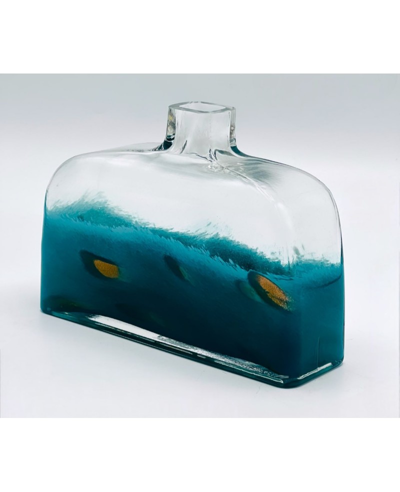 Vase en Verre Bleu - PM