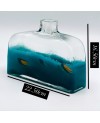 Vase en Verre Bleu - PM