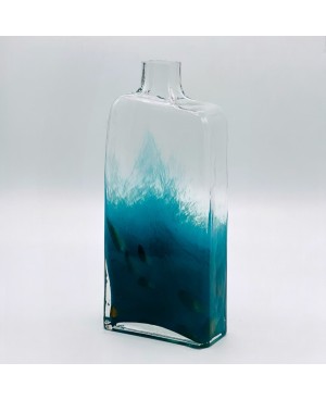 Vase en Verre Bleu - MM