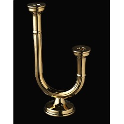  Chandelier Double Moderne GOLD - HENRIETTE