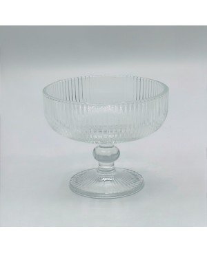 Set de 6 coupes striée en Cristalline