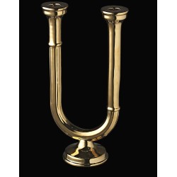  Chandelier Double Antique Gold - HENRIETTE