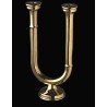 Chandelier Double Antique Gold - HENRIETTE