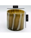 Vase en Verre Soufflé Marron