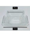 Coffret de 6 bols avec assiettes Strié
