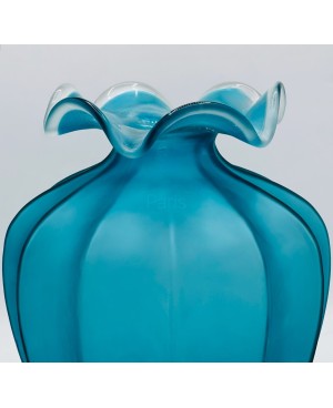 Vase en Verre Bleu - MM